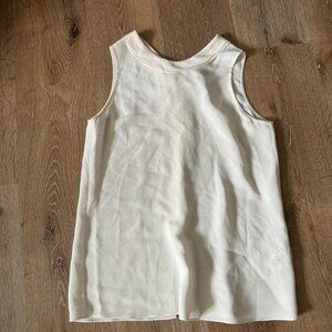Phillip Lim 100% Silk sleeveless blouse ruffle back‎